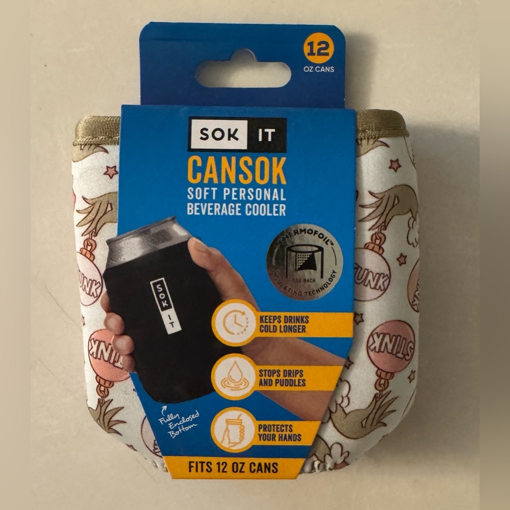 Sok It cansok, can Koozie, Grinch theme
